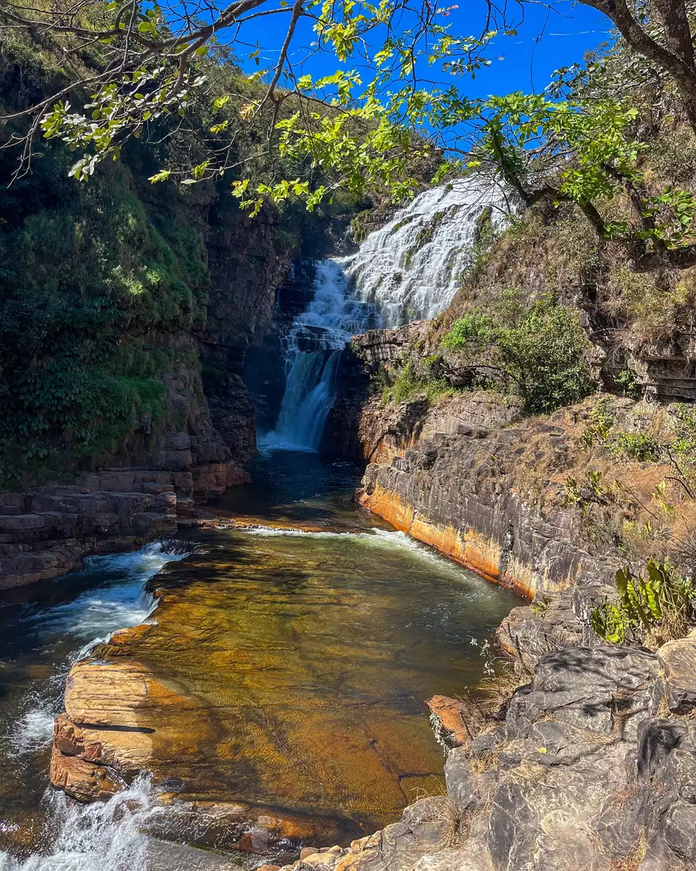 catarata dos couros um paraiso de quedas dagua na chapada dos veadeiros
