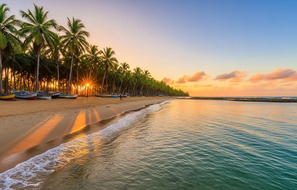 Praia do Patacho, em Porto de Pedras (Alagoas)