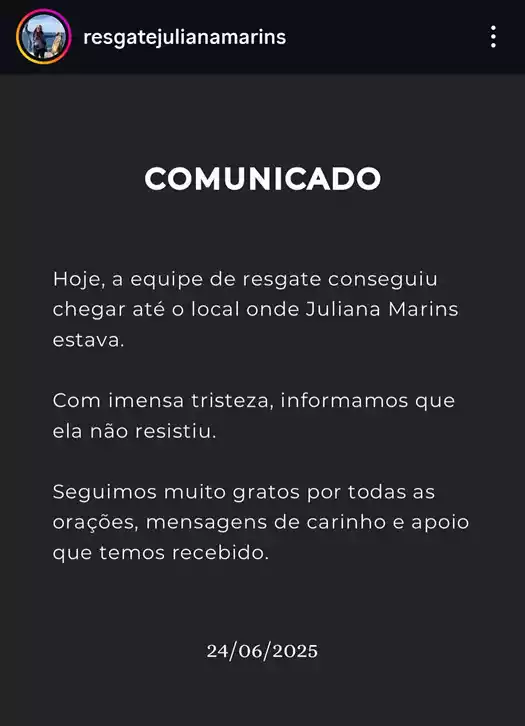 Fim trágico Morre Juliana Marins, brasileira que caiu em trilha de vulcão na Indonésia