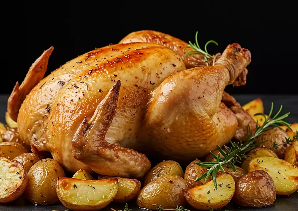  Frango Assado com Batatas
