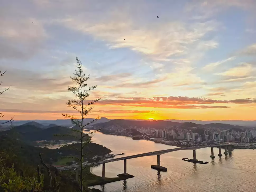 Pôr do Sol no Morro do Moreno , Vila Velha