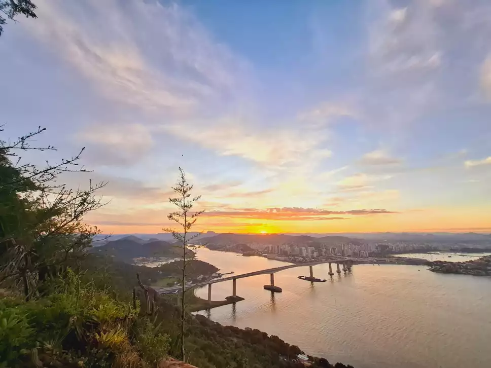 Pôr do Sol no Morro do Moreno , Vila Velha