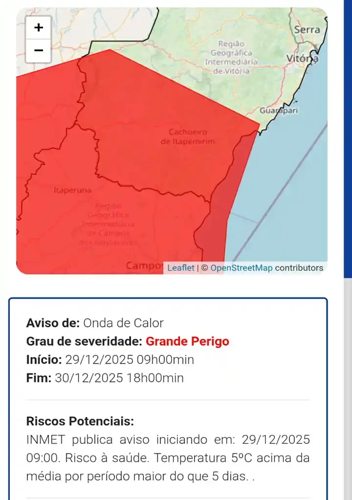  Calor Extremo no ES: Alertas Até Terça! Veja Cidades Afetadas