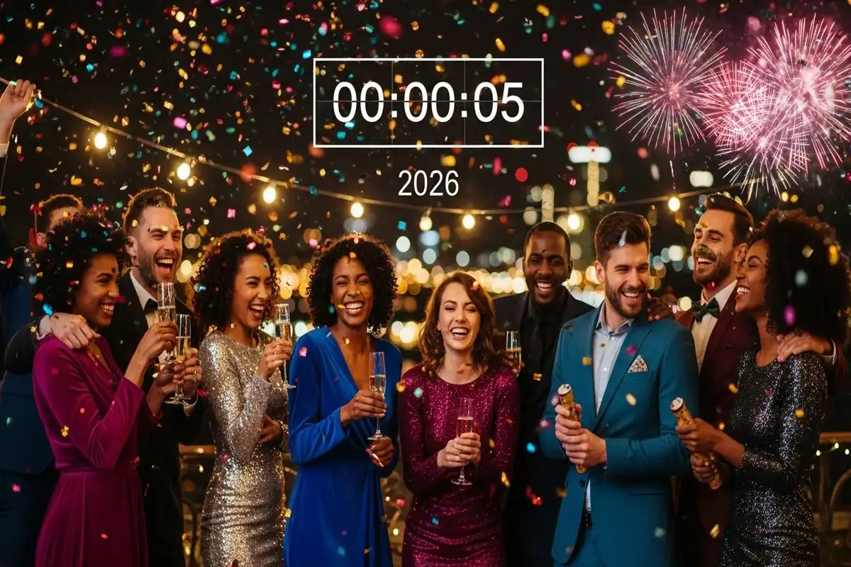 cores do Réveillon 2026