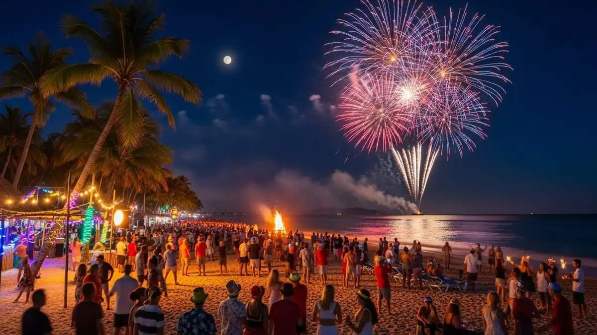 Réveillon nas praias do ES