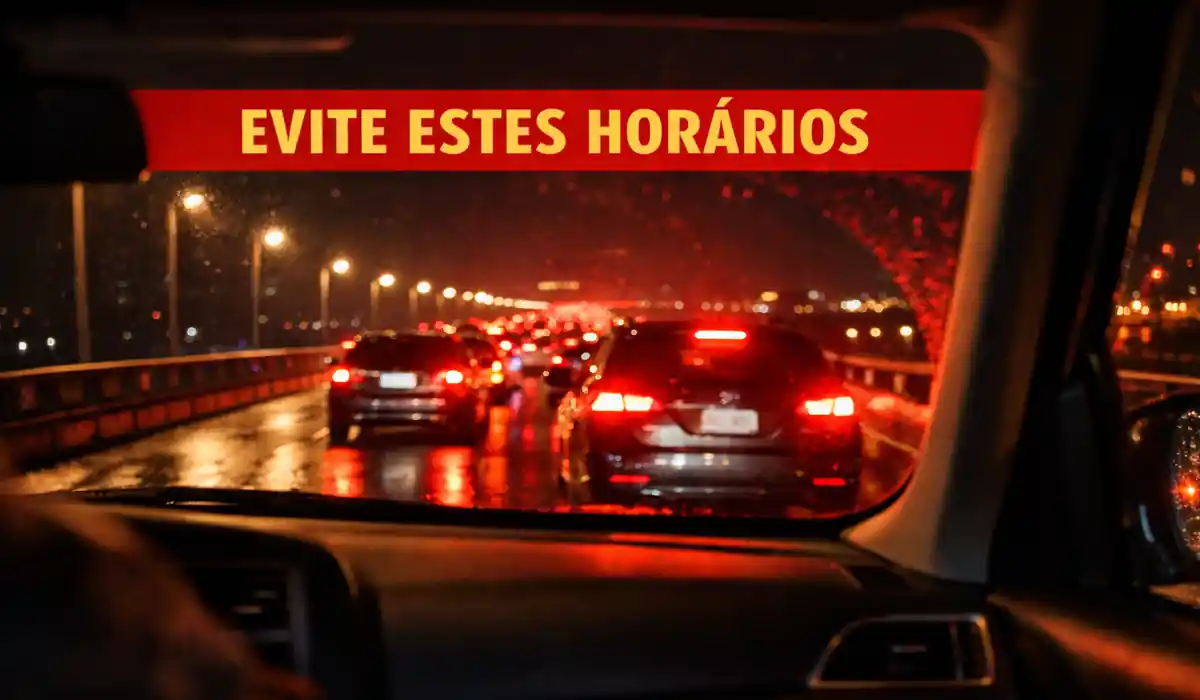 Não fique parado na estrada! Eco101 e Rodosol alertam para fluxo intenso neste fim de semana. Confira a tabela de piores horários e planeje sua volta.